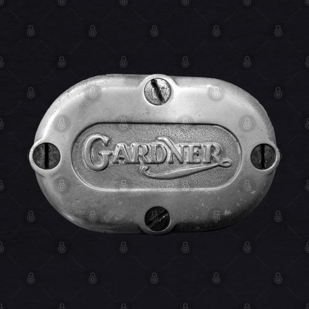 Vintage Gardner engine cylinder head badge by soitwouldseem